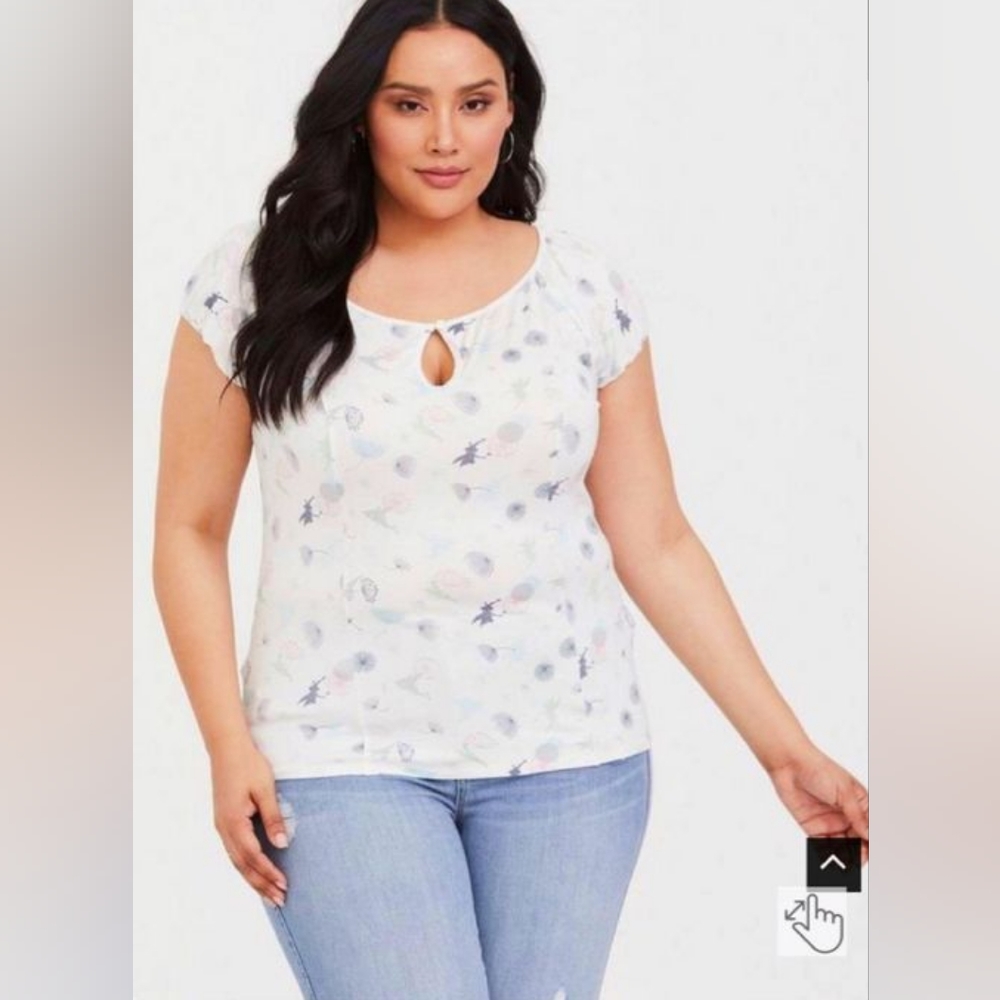 Torrid Disney Tinkerbell shirt